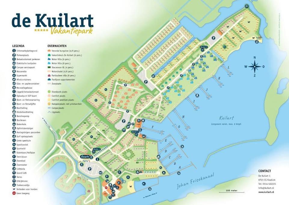 Ervaar 'Fryske Weelde' Op Vijf Sterren Vakantiepark De Kuilart Koudum Zewnętrze zdjęcie
